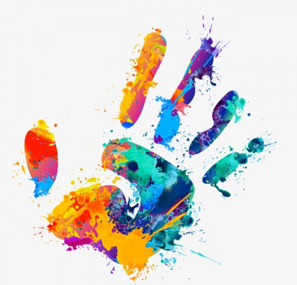 Handprint Clipart Watercolor And Other Clipart Images On Cliparts Pub