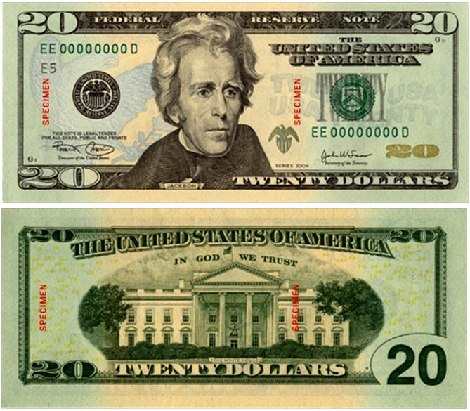 Free dollar bill.