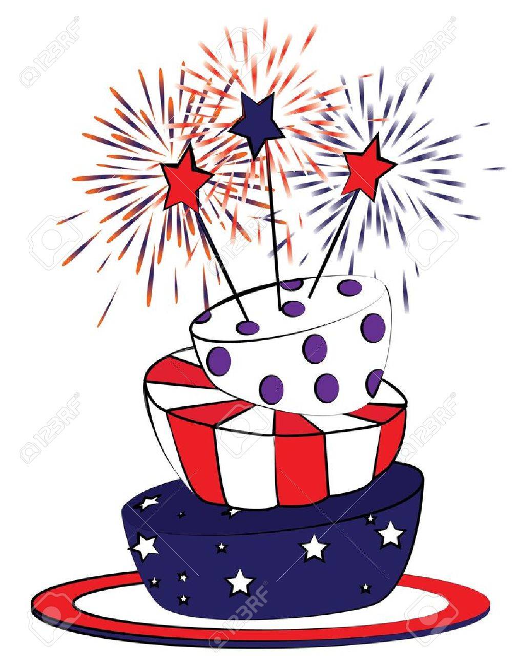 4th of july birthday clipart clipart images gallery for free
