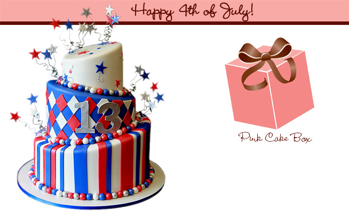 Birthday cake clip art patriotic