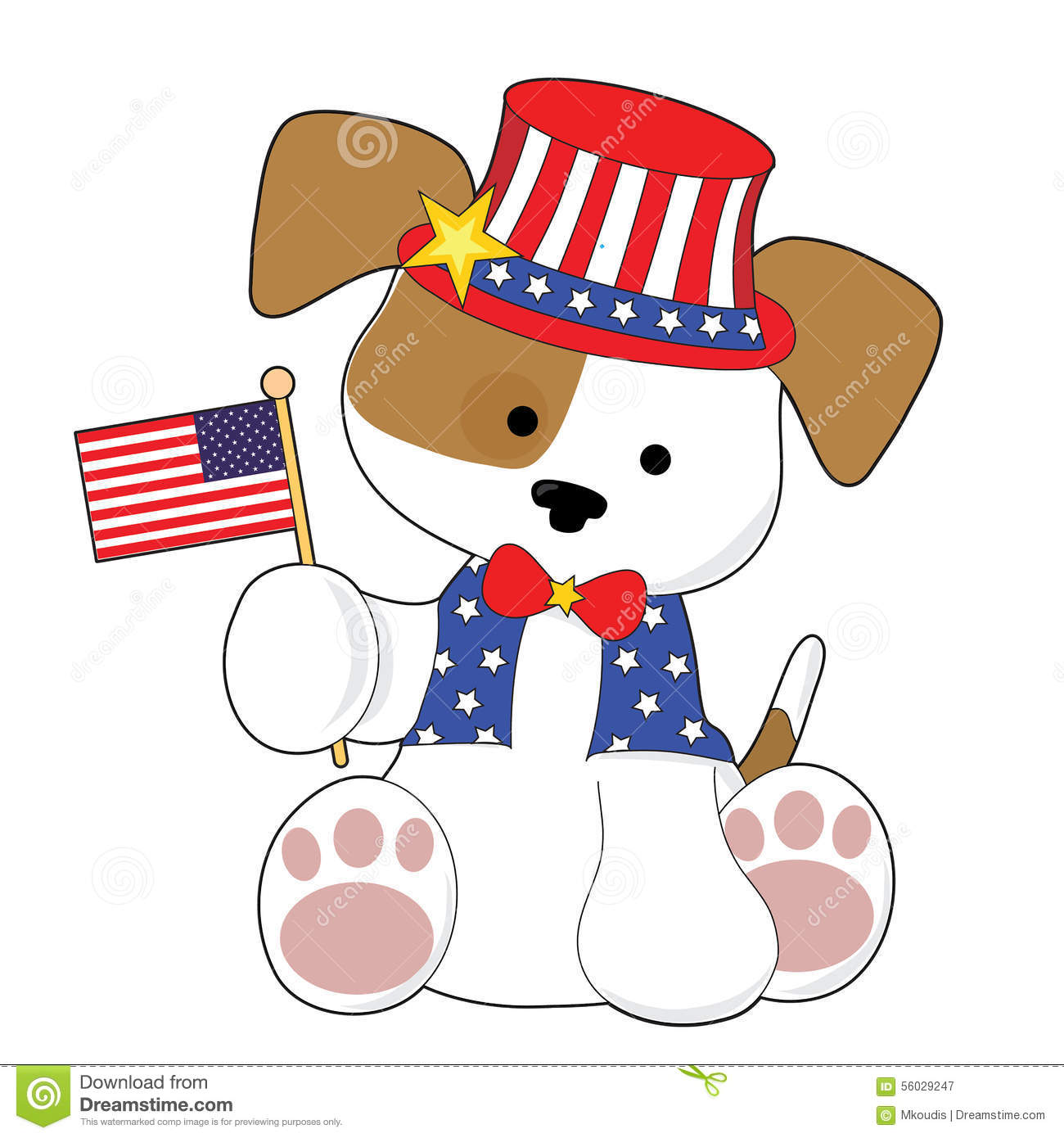 4th Of July Clipart, Happy