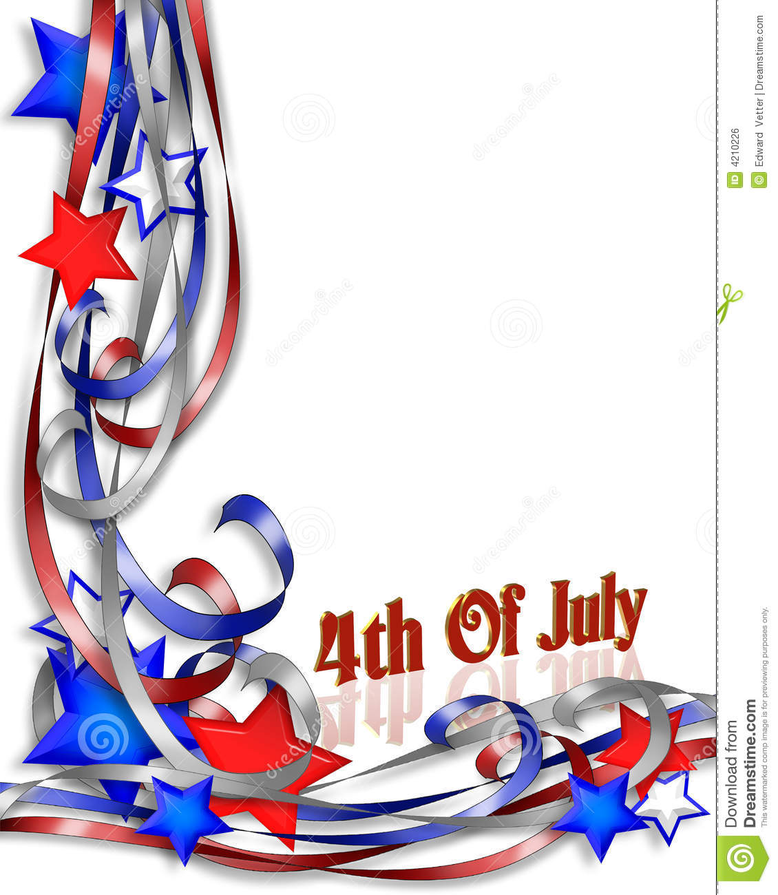 Fourth Of July Fireworks Clipart