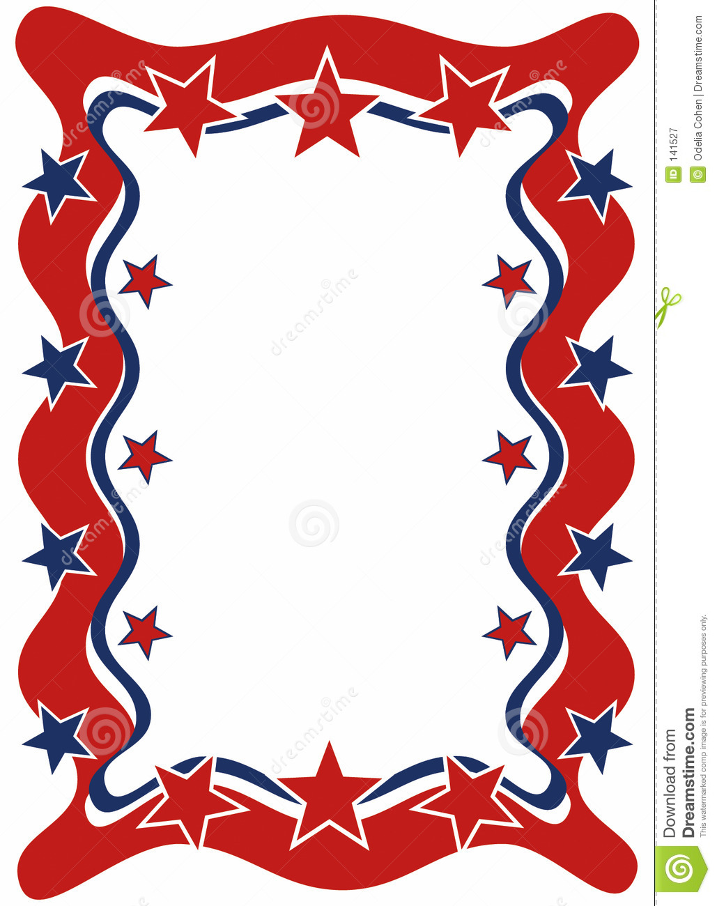 4th of july clipart border