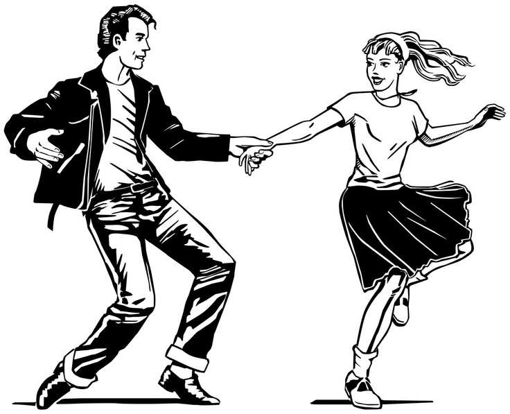 Free Fifties Dance Cliparts, Download Free Clip Art, Free