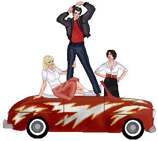 50s clipart grease