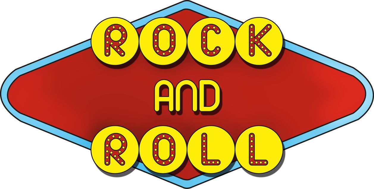 50s clipart rock and roll