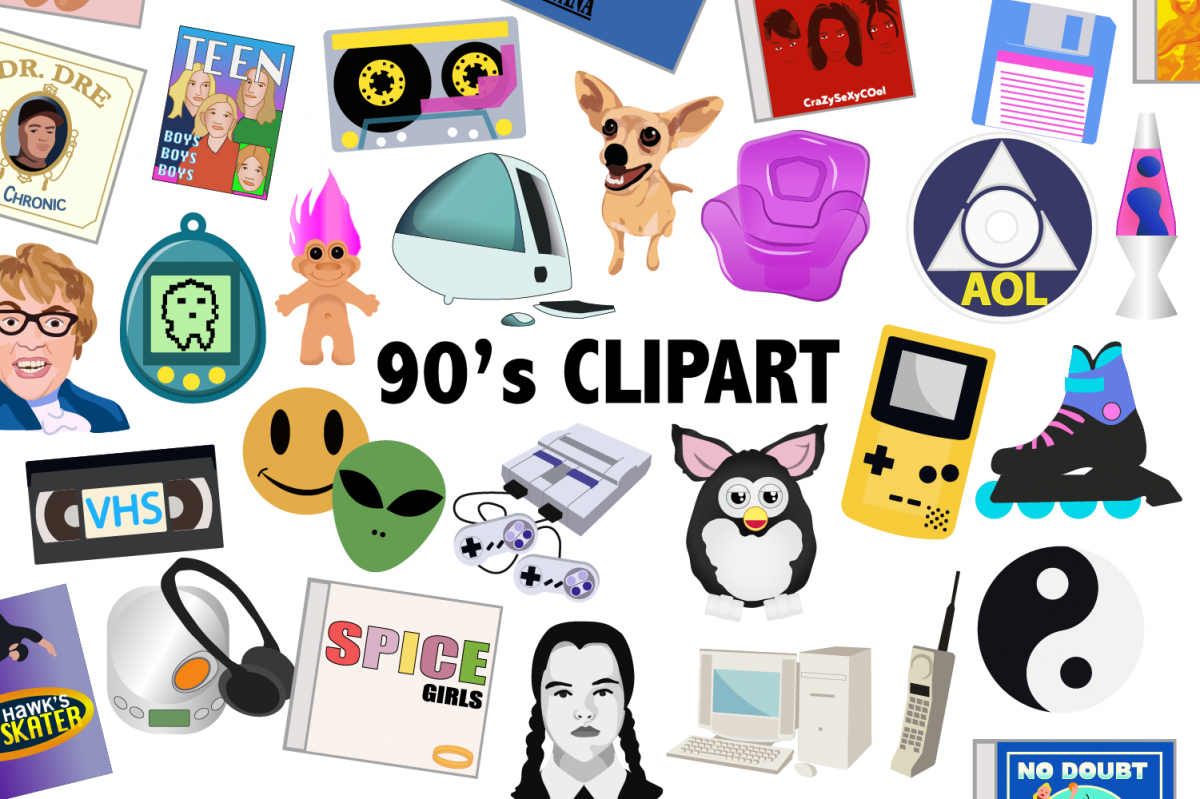 90s clipart.