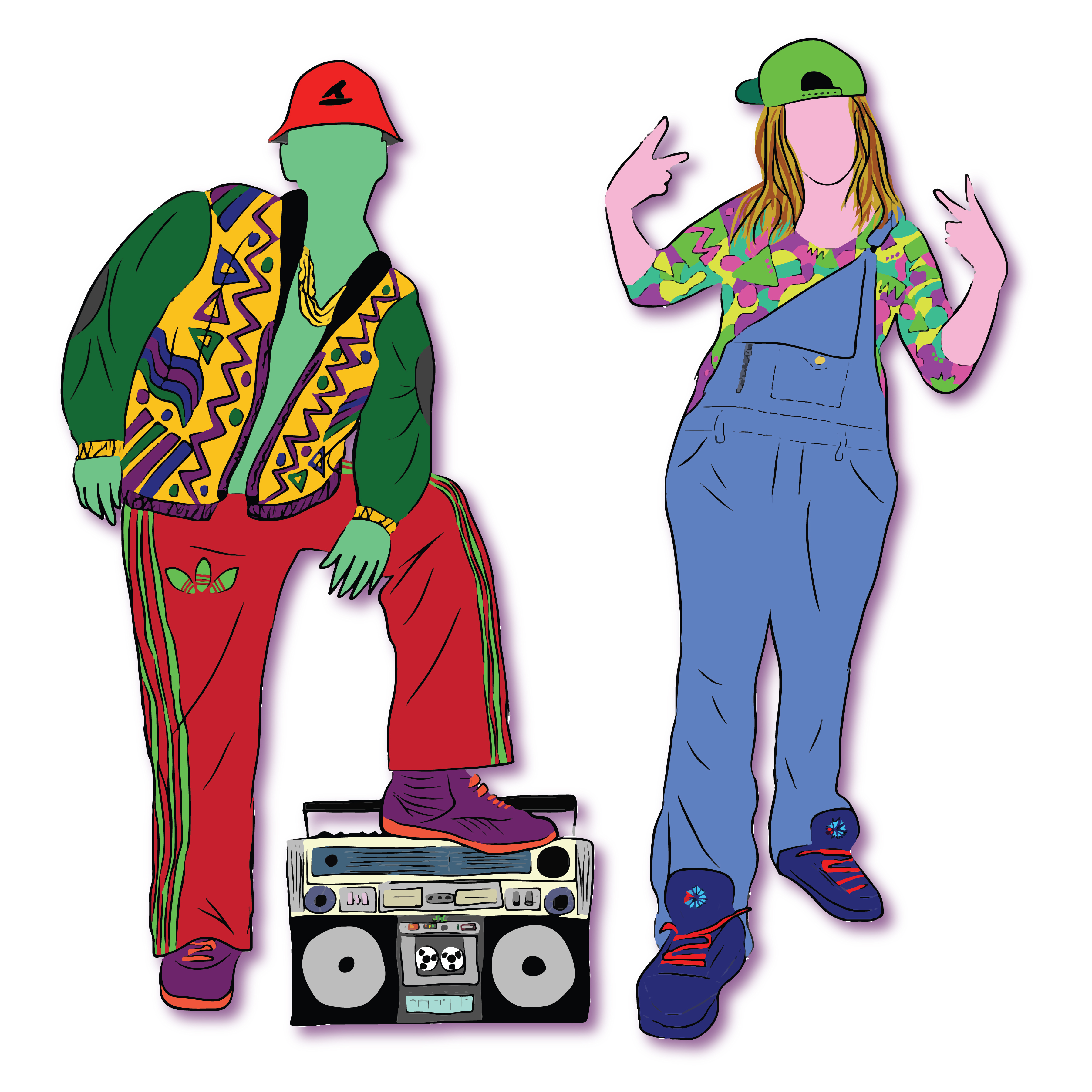 90s clipart music.