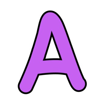 Bulletin Board Letters Simple Alphabet Clipart