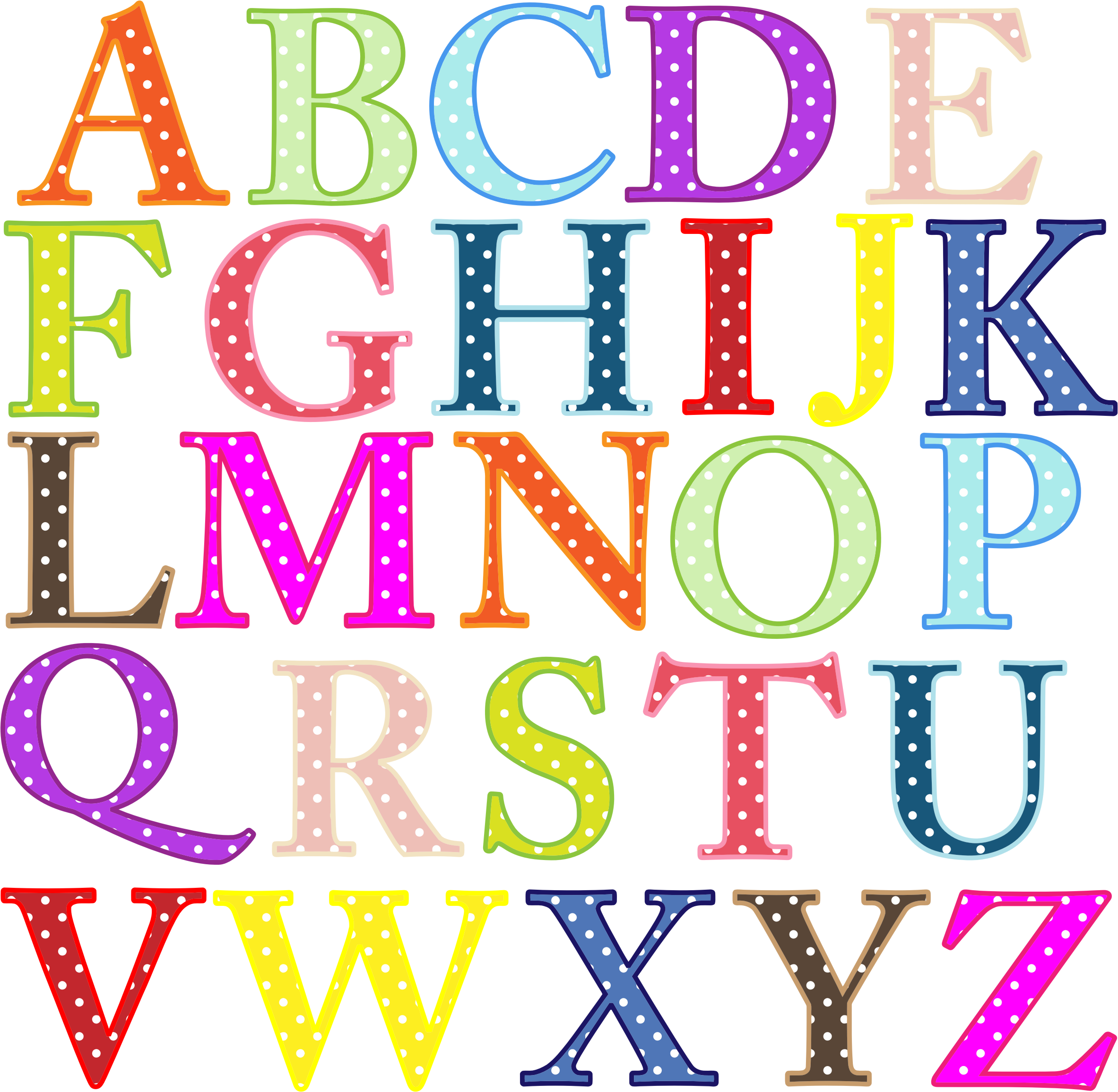 Abc clipart uppercase letter, Abc uppercase letter