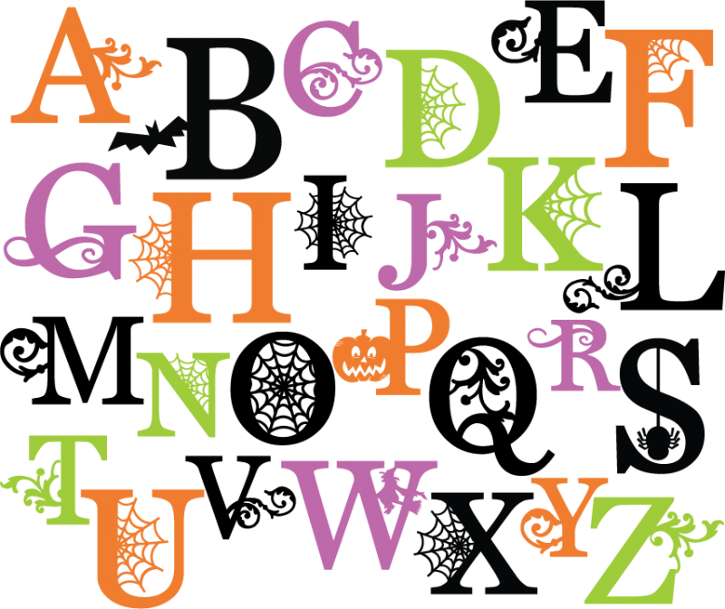 Clipart letters printable.