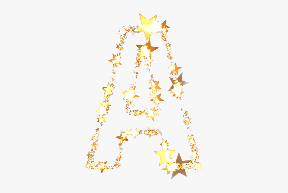Letter, A, Abc, Star, Christmas, Christmas Alphabet