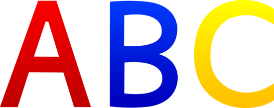 Abc alphabet letters.