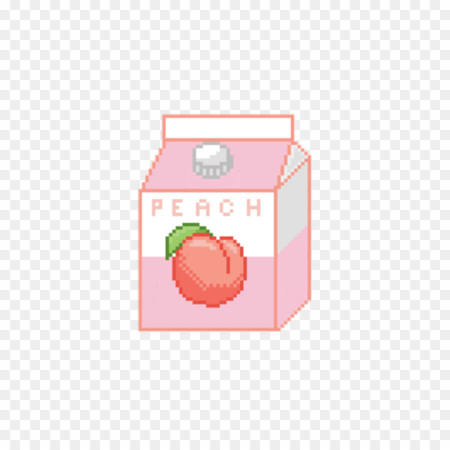 Aesthetic peach pixel.
