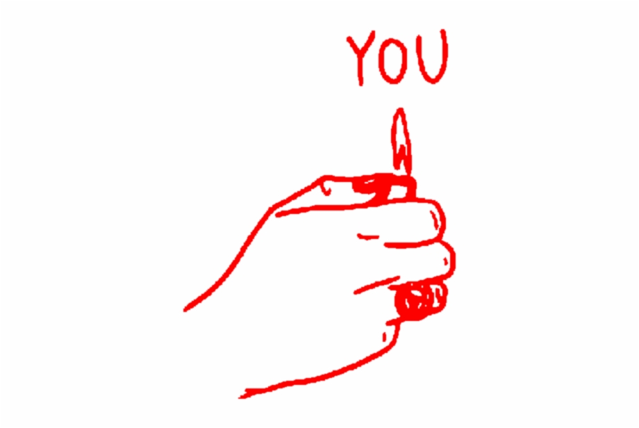 Aesthetic Lighter Smoke Smoking Hand Outline Red Aesthetic