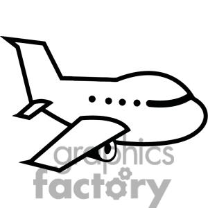 Cartoon airplane clipart.