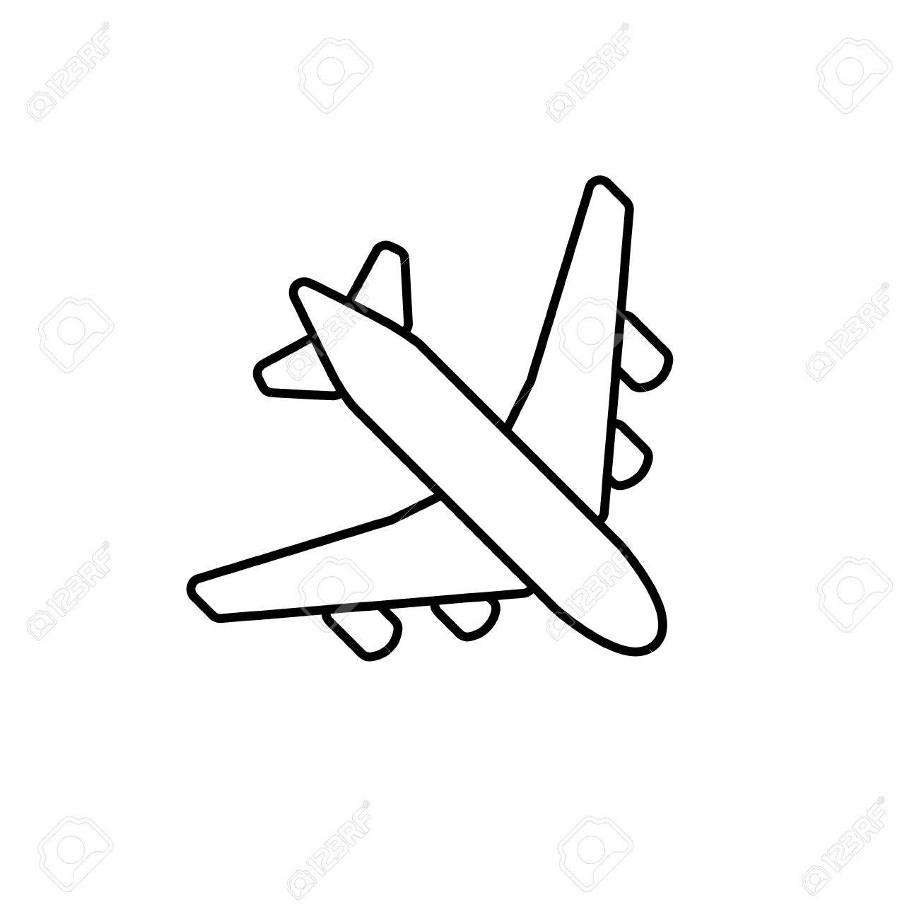 Airplane clipart easy.