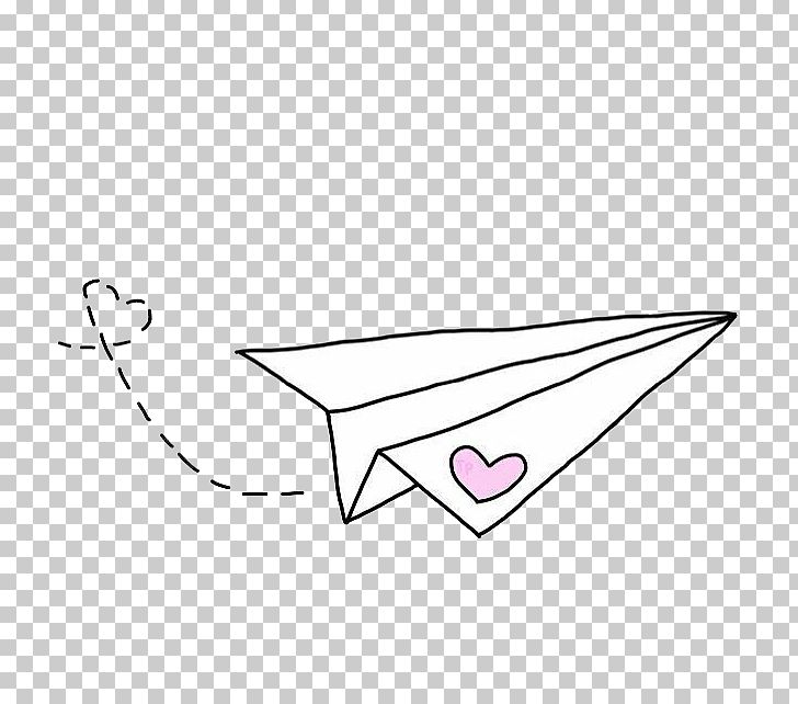 Airplane heart paper.