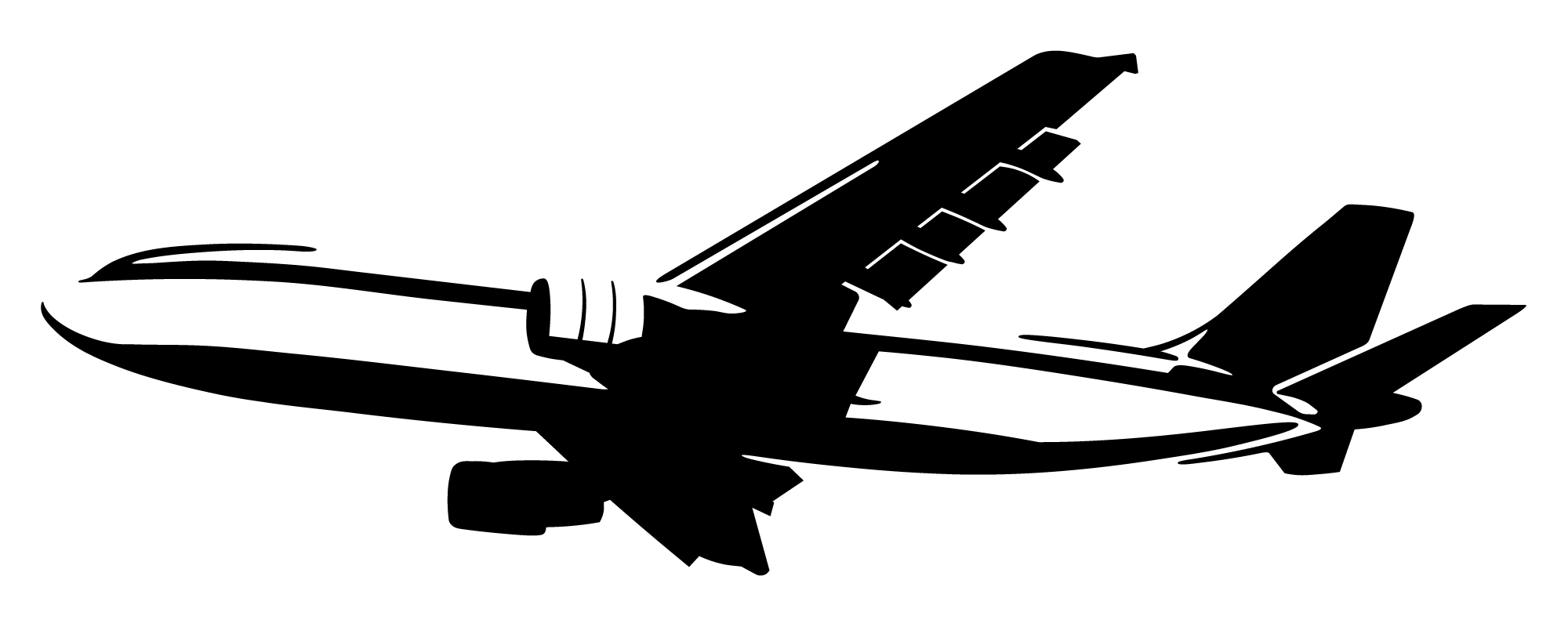 Free aeroplane logo.