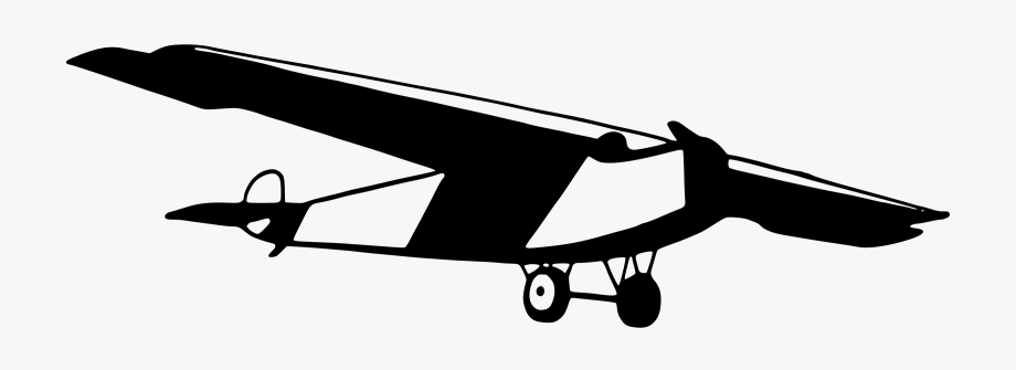 Old plane clipart.