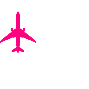 Pink Plane clipart, cliparts of Pink Plane free download