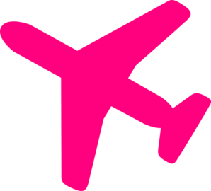 Pink Airplane Clip Art at Clker