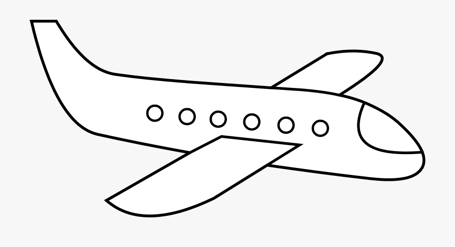 Free Airplane Clip Art Acoloring