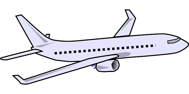 Small airplane clipart