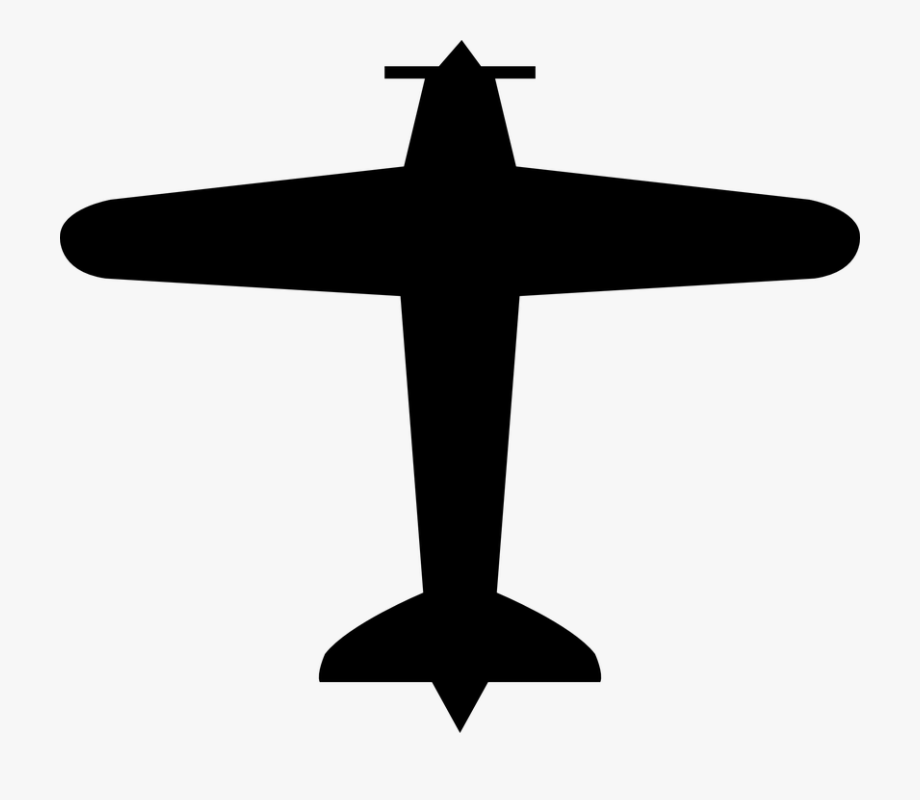 Airplane Clip Art Free Svg Vector