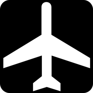 Airplane Clipart Black And White