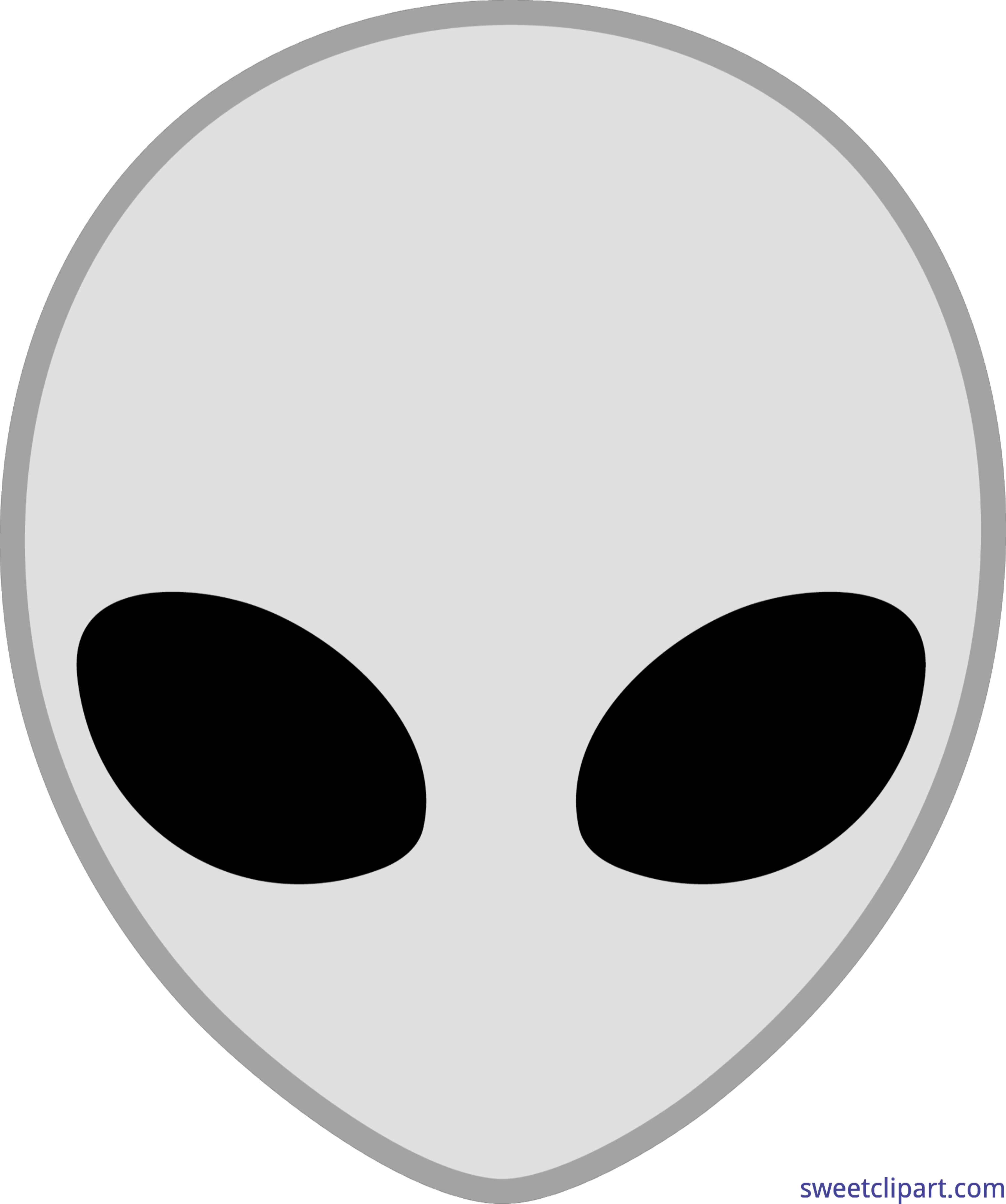 Space alien head.