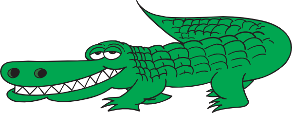 Alligator clipart crocodile clip art vector