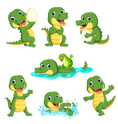 alligator clipart cute