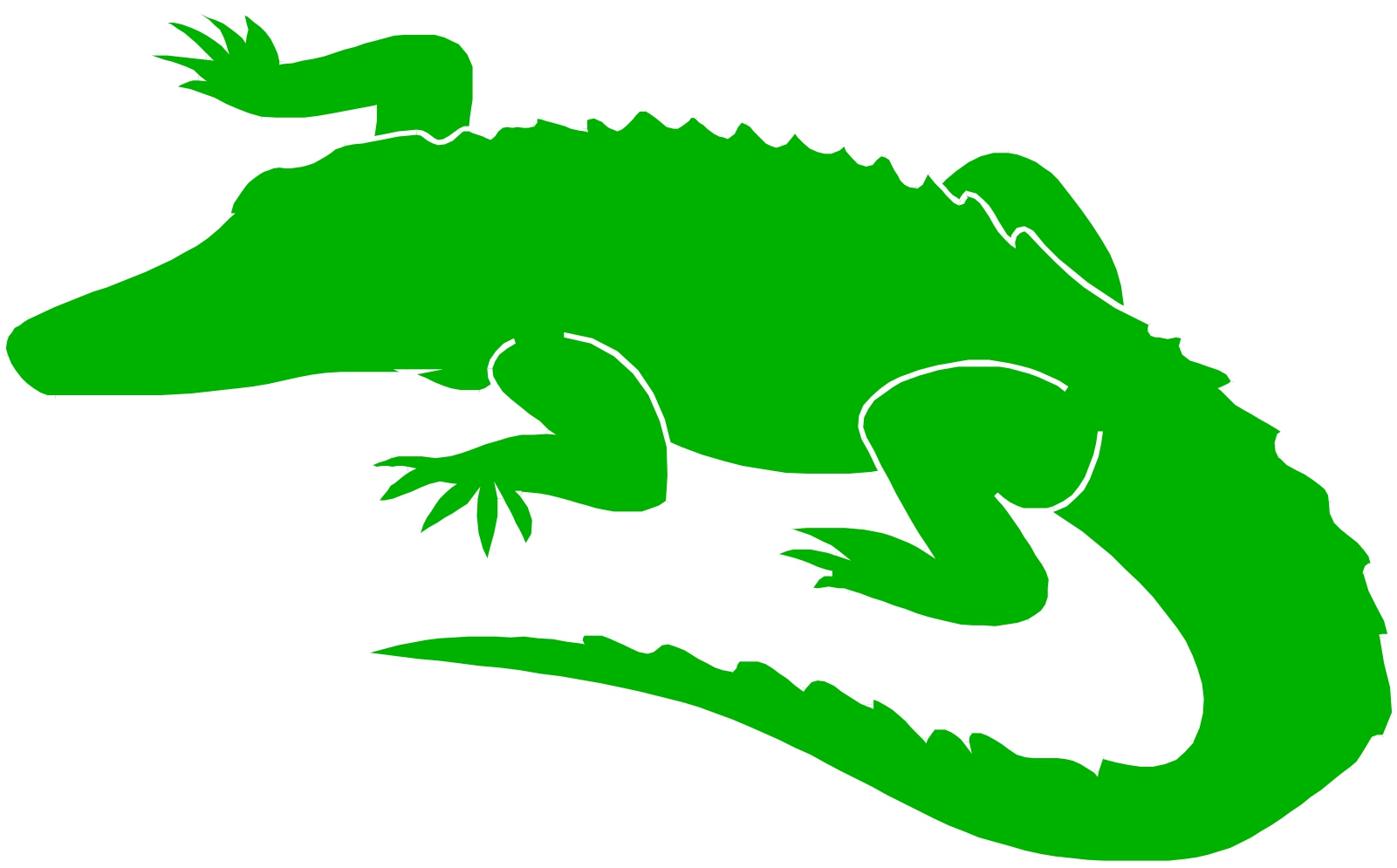 Collection of Alligator clipart