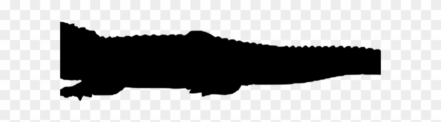 Silhouette Clipart Alligator