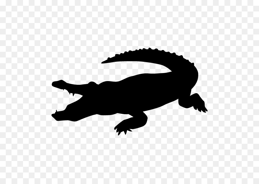 Alligator clipart silhouette, Alligator silhouette