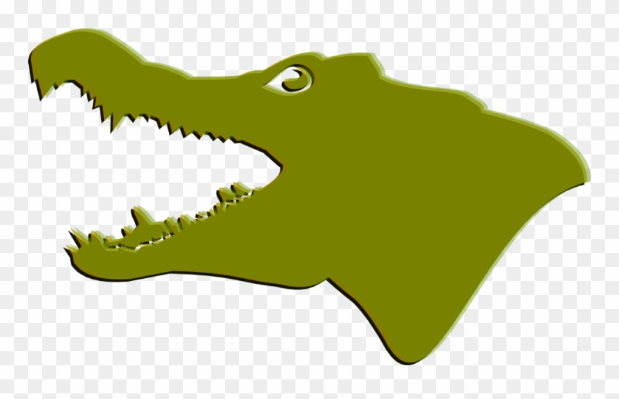 Simple Clipart Alligator