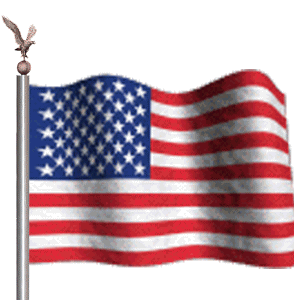 Aed Ca American Flag Animation Usa Flag Animated Clipart Sticker GIF