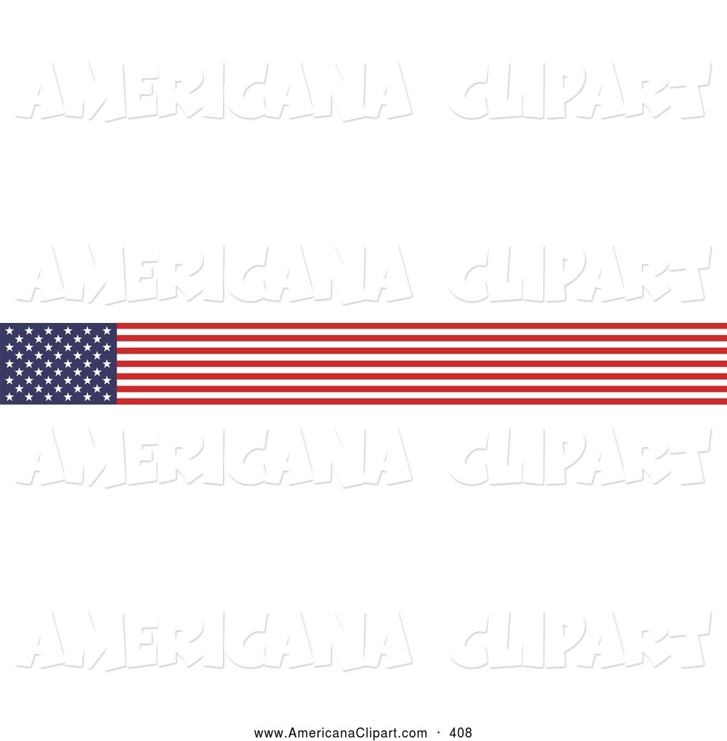 American Flag Banner Clip Art