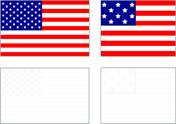 american flag clipart printable