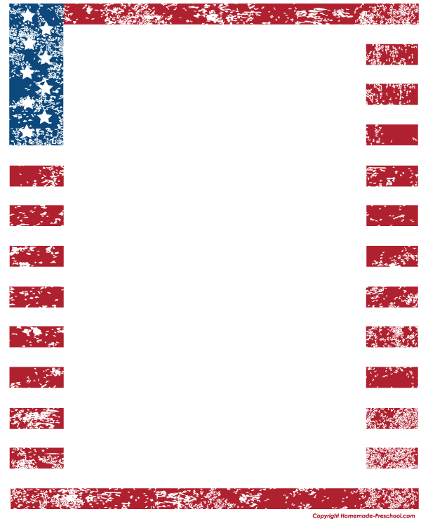 Free American flags clipart, ready for PERSONAL and