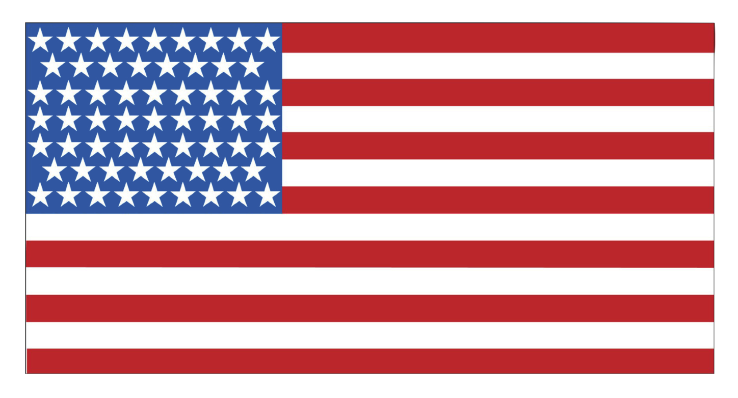 American flag clipart.