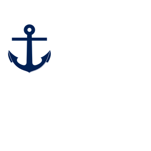 Navy blue anchor.