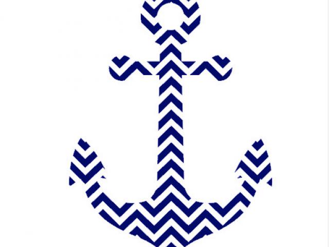 Chevron anchor clipart