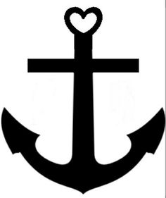 Heart clip art anchor