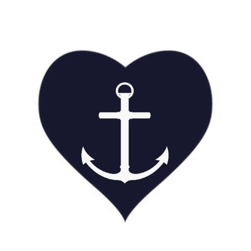 Anchor With Heart Clipart
