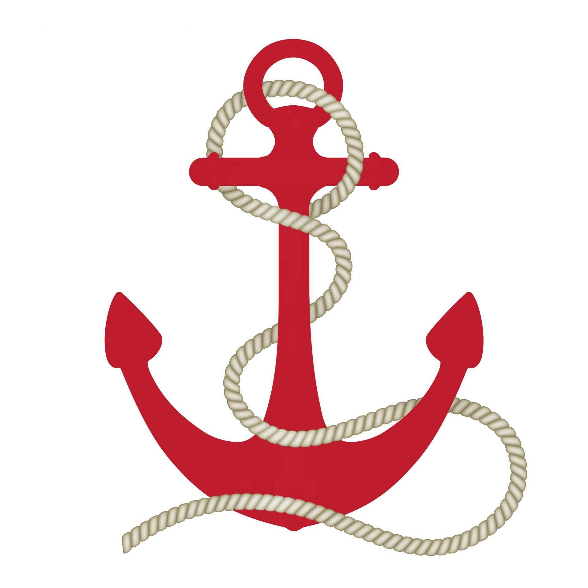 Anchor,rope,nautical,red,entwined