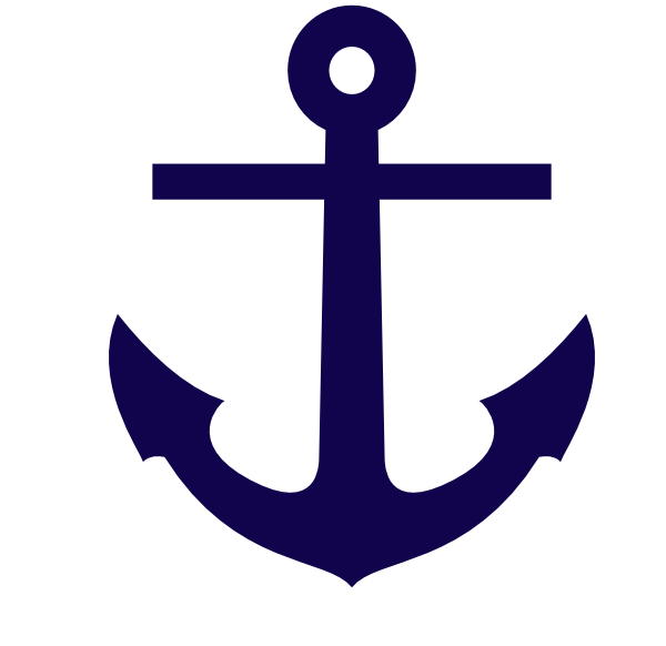 anchor free clipart blue