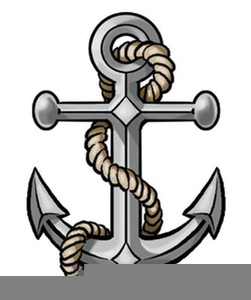 Fouled anchor emblem.