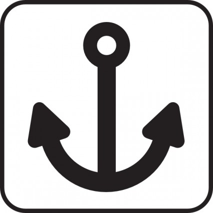 Ship anchor clip.
